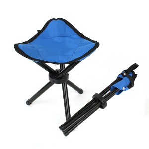 싸파 삼각 접이식 캠핑의자 블루 大형 낚시 등산 의자
